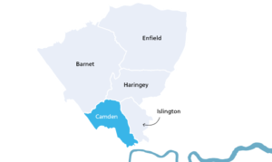 Map of Camden