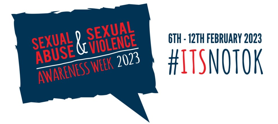 Sexual Abuse and Sexual Violence Awareness Week campaign banner