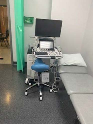 Finchley Memorial Hospital Community Diagnostic Centre ultrasound machine