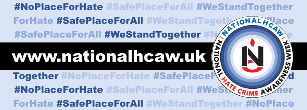 National Hate Crime Awareness Week branded banner