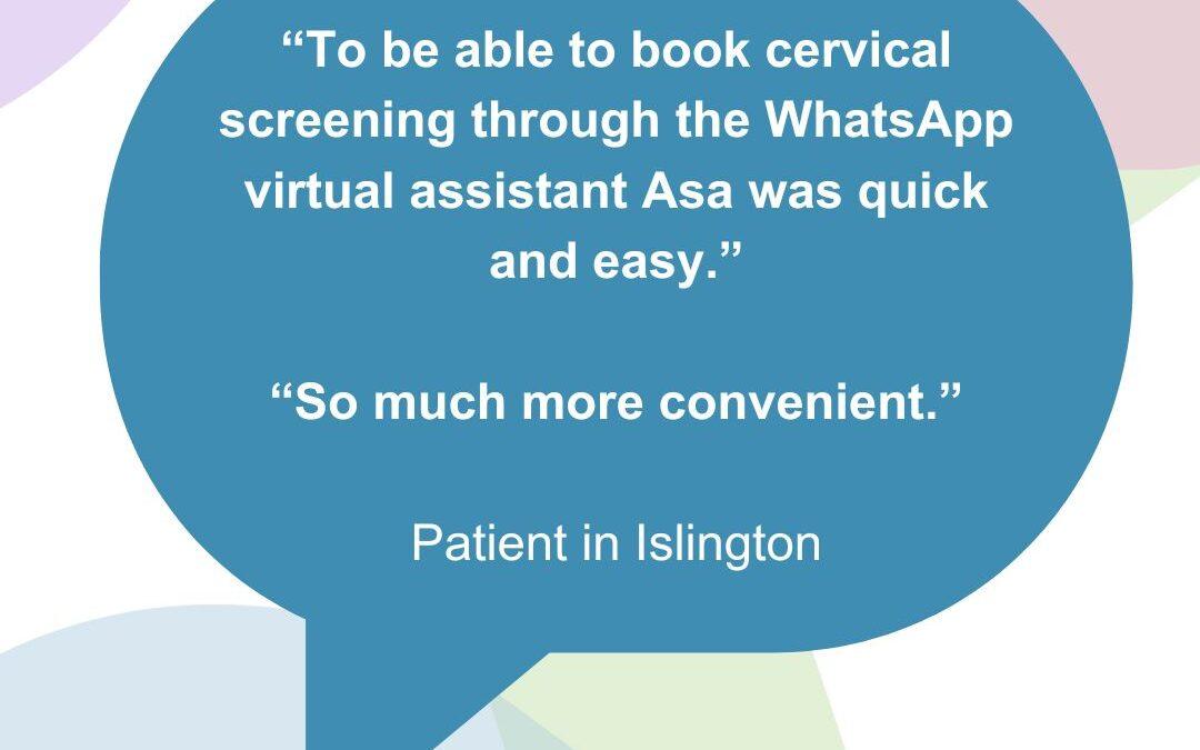 Patients “so impressed” with groundbreaking WhatsApp and AI cancer screening scheme