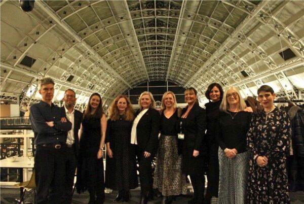 A picture of the team behind the NCL COVID-19 vaccination programme with members from Middlesex University, University College London Hospitals NHS Foundation Trust, and NCL Integrated Care Board.