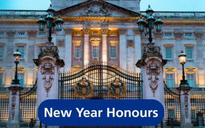 Congratulations to New Year Honours recipients