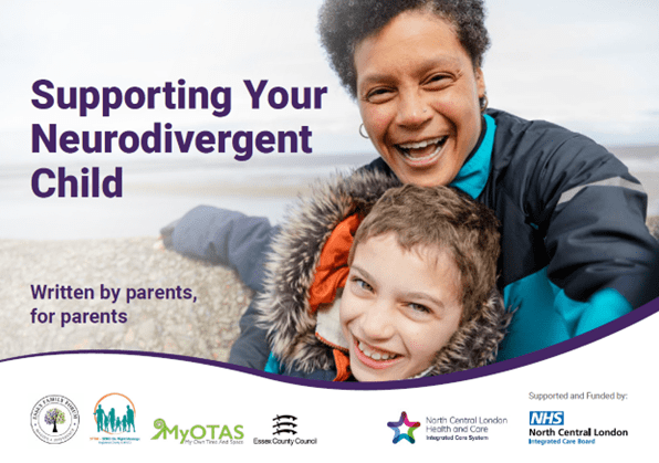 A woman with a boy on a beach